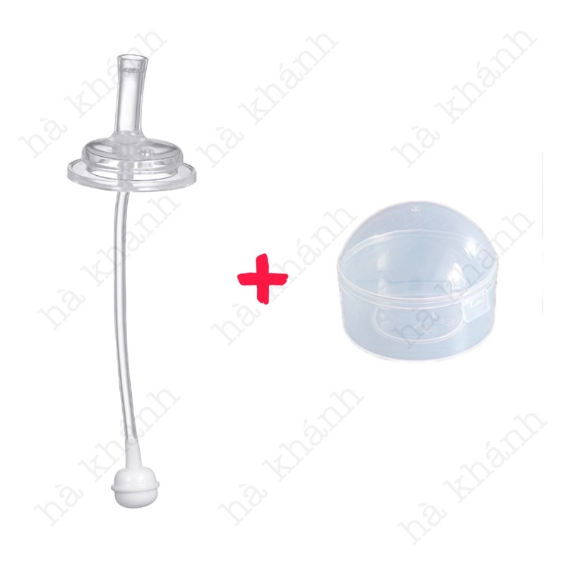 Ống tập hút bình sữa cổ rộng Pigeon, Moyuum P09