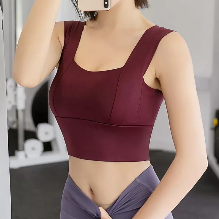 FEEL COOL SPORT women's Seamless Light Support Sport Bra - Wireless Yoga  Tops Vest Underwear bralette Seamless Athletic Running gym top