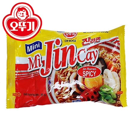 Ottogi Vn Mini Spicy Jin Noodles 80g Pack