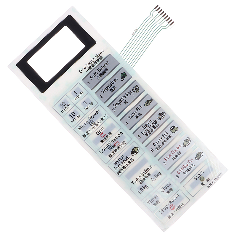 [Blossom] For Panasonic NN-GT546W Microwave Oven Panel Touch Button Membrane Switch