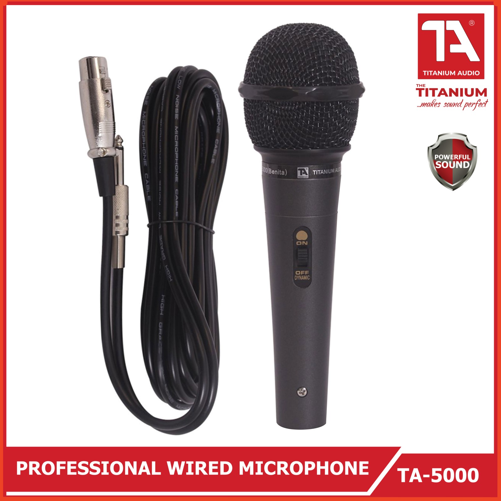 TITANIUM MICROPHONE TA5000 Lazada PH