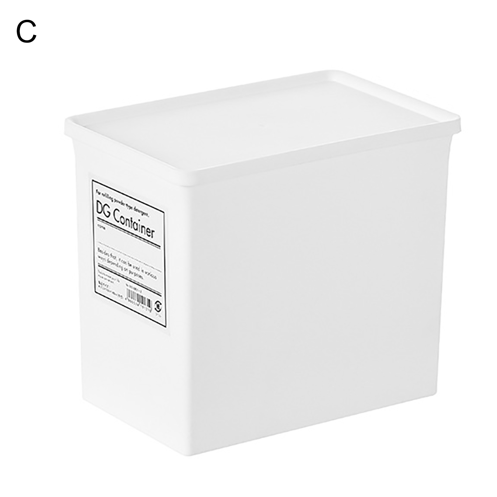 High Quality Washing Powder Organizer Eco-friendly Useful Widely Use Grocery Sundries Organizer Storage Case with Lid for Bathroom