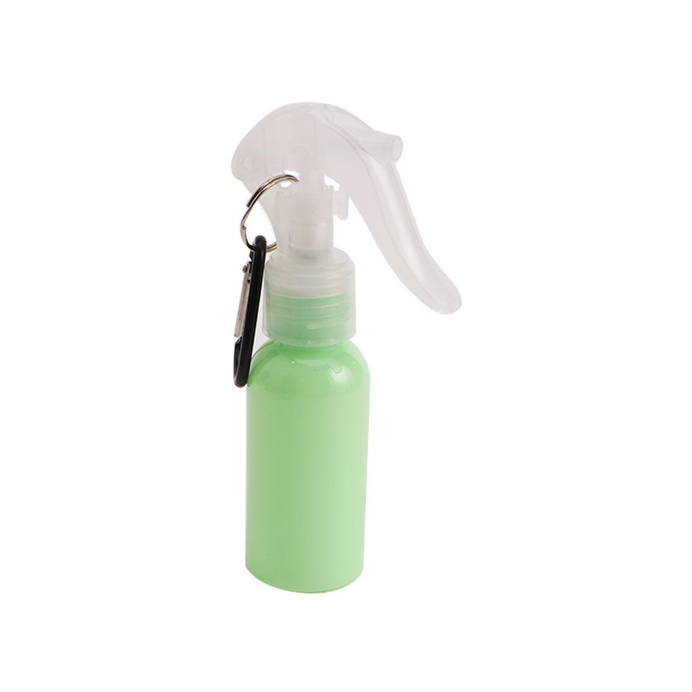 BERAD Portable PET Carabiner Hook Hand Soap Travel Hand Sanitizer Spray bottle With Keychian