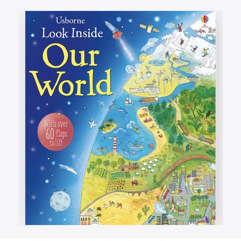 Usborne Look Inside nhập khẩu Mới 100% - Đồ chơi tương tác lật mở