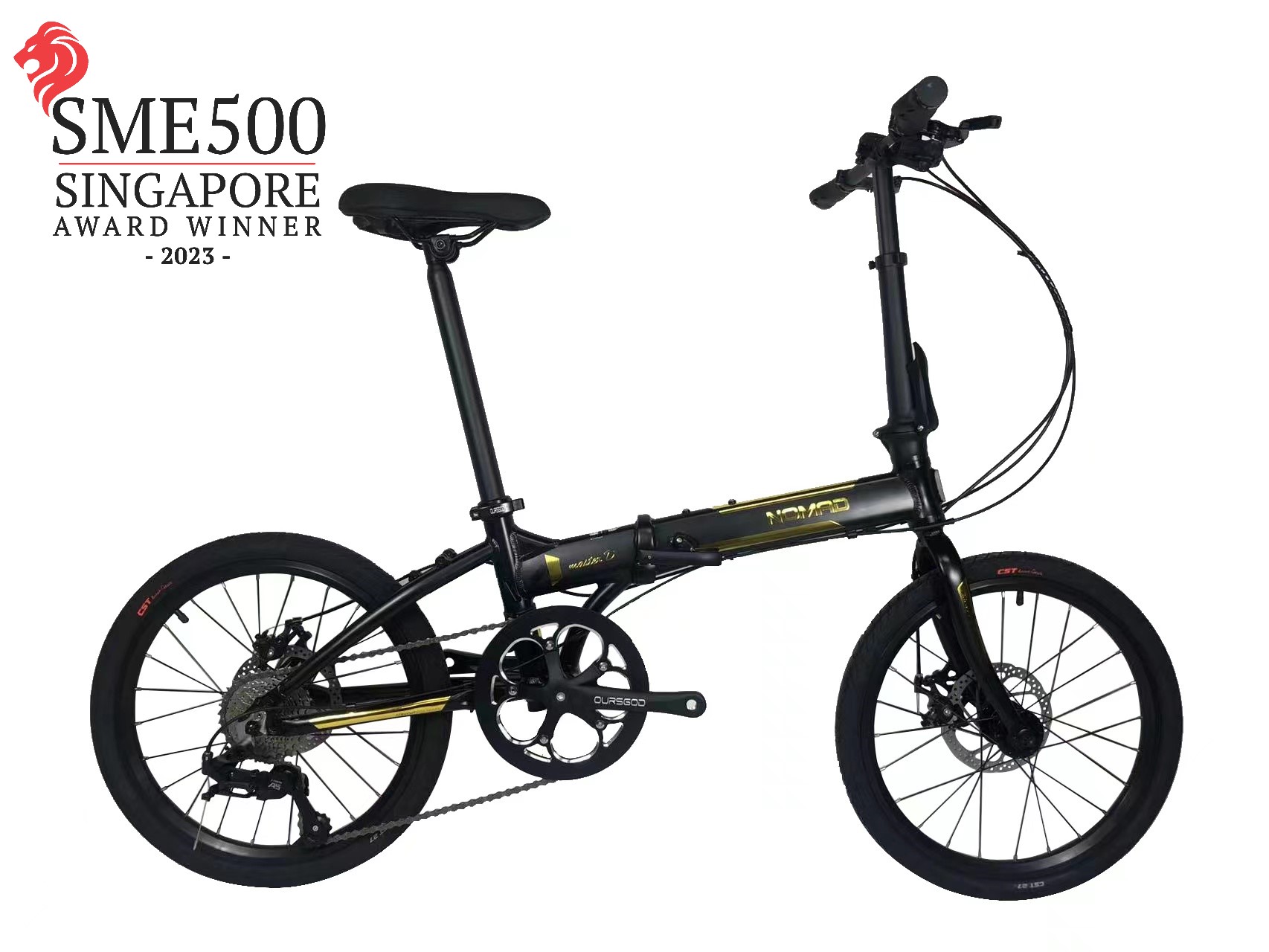 NOMAD MASTER D Aluminium Folding Bicycle Official Brand