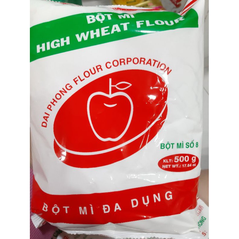 Bột mì đa dụng trái táo đỏ 500gr/1kg