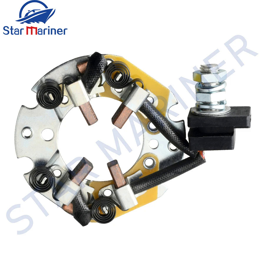6n7-81840 carbon brush set for Yamaha outboard motor 115hp 150hp 200hp 6n7-81840-00 boat engine brush holder Assy replaces