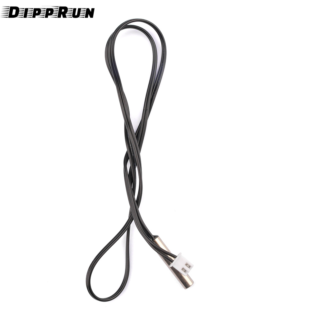 DIPPRUN 10k Temperature Sensor Probe Thermocouple Probe Cable Wire 0.5 Meter Waterproof Temp Sensor Probe, Stainless Steel 3950 Ntc Temp Sensor Probe