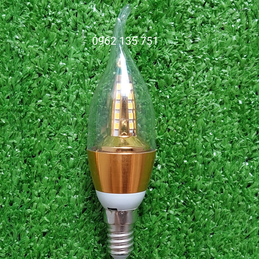 Bóng LED Nến (Quả Nhót) Dùng cho Đèn Chùm Đuôi E14, E27