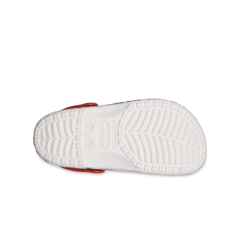 Giày Clog Unisex Crocs Peanuts Classic - White