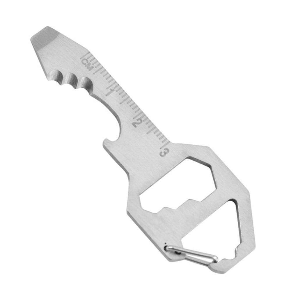 Multi Measuring Key Chain Multipurpose 6 in Multi-use Mini Tool Screwdriver Bottle Opener Utility ...