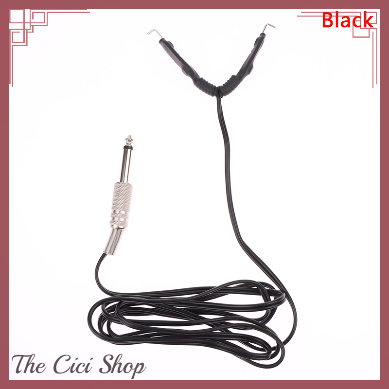 1pcs Tattoo Clip Cord Hook Line Power Tattoo Cable For Tattoo Machine Gun Foot Pedal Switch Power Supply Accessory 1.8M