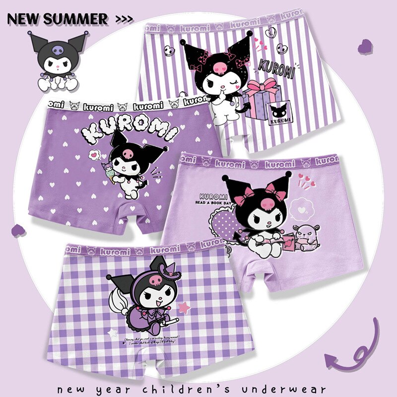 Sanrio Hello Kitty My Melody Cute Underpants Summer Ice Silk Skin