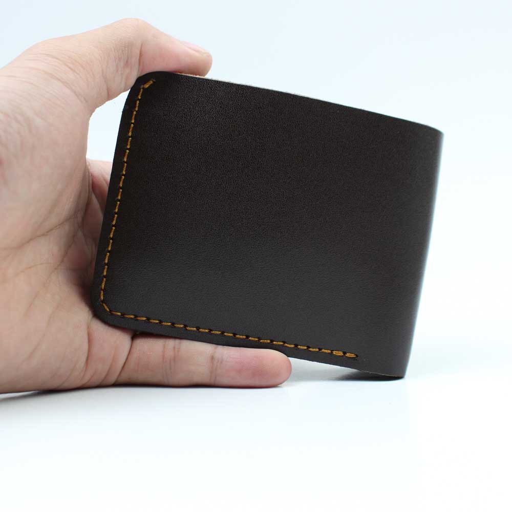 Ví da handmade nam thời trang chất liệu da bò thật