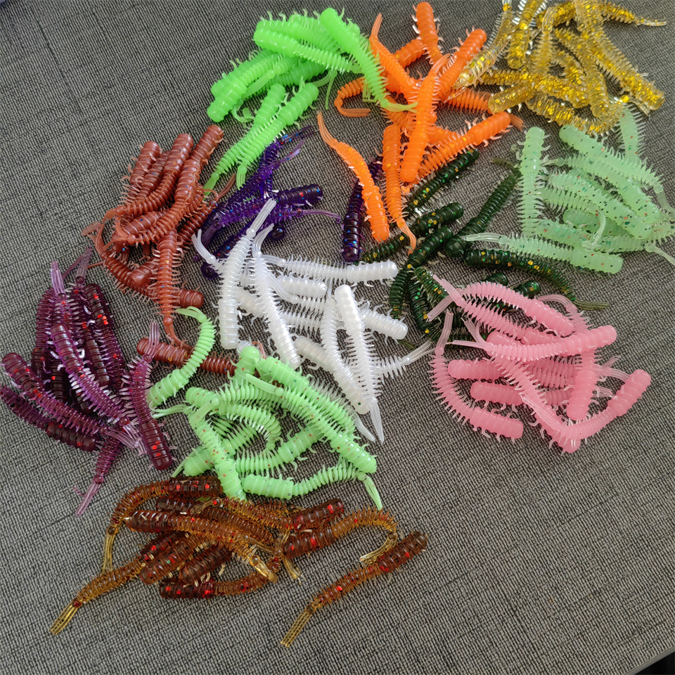 Mukun%20Worm%20Lures%2010pcs%20Mini%20Lure%2045mm0.4g%20Soft%20Silicone%20Bait%20Artificial%20Larva%20Rubber%20Baits%20Wobblers%20Bass%20Fishing%20Lure%20-%20Image%206