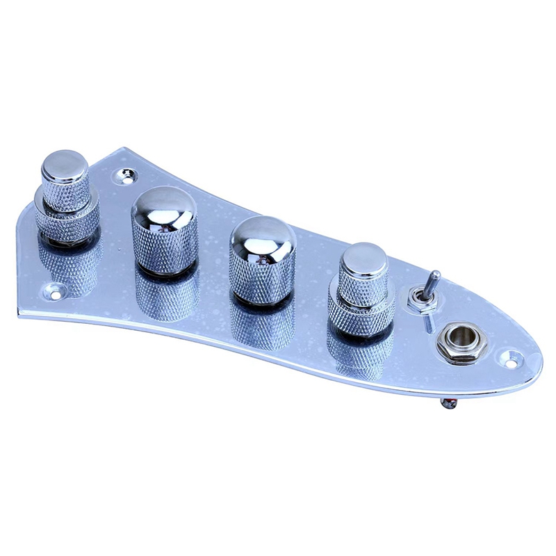 5 Jazz JB Bass Loaded Wired Control Plate Guitar Parts As Shown for 4/5 String Bass
