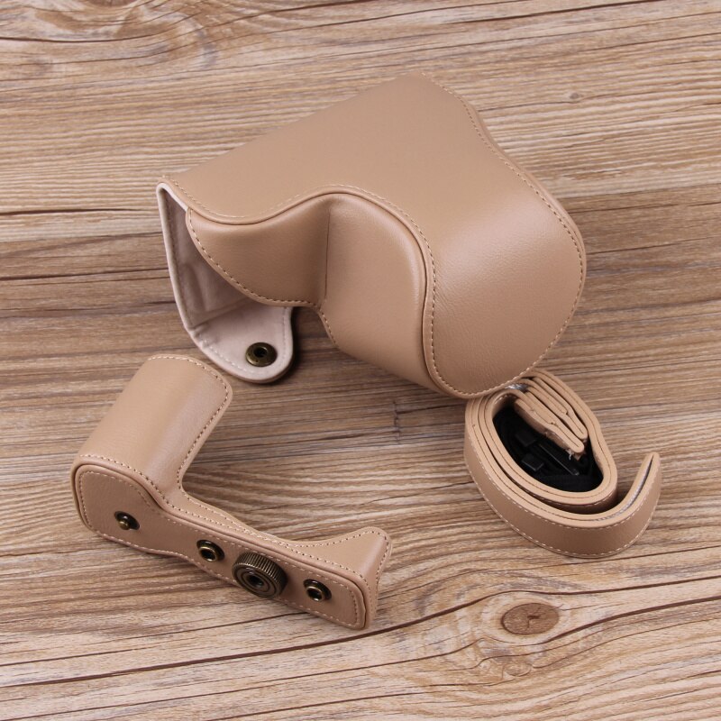 For Camcorder ZV-E10 Mirrorless System Camera Zve10 Retro Camera Leather Case Leather Bag PU Camera Bag Protective Case