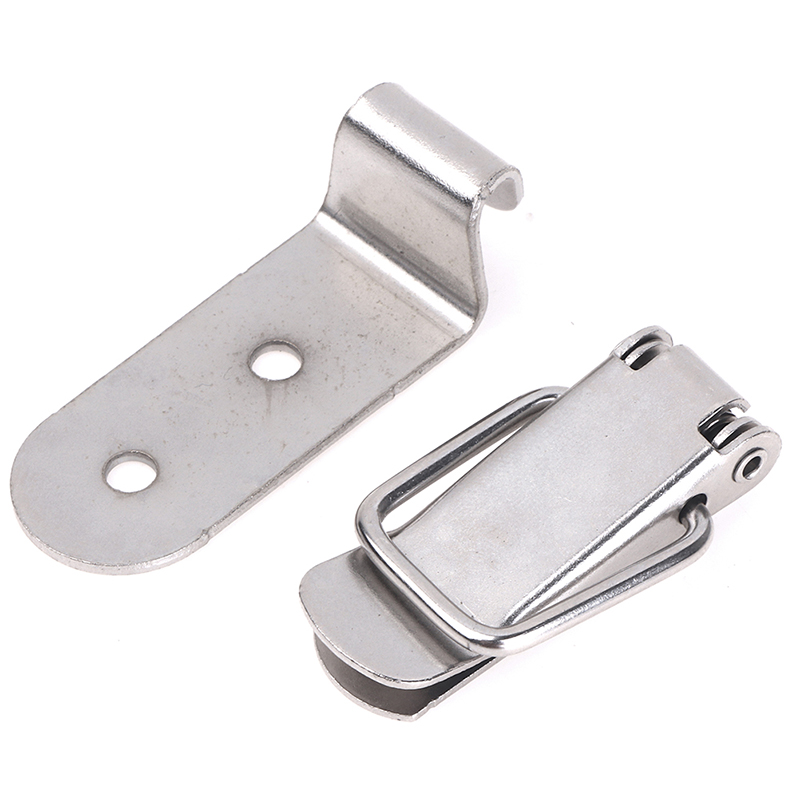 NEW ARRIVAL 90 Degrees Duck-mouth Buckle Hook Lock Spring Draw Toggle Latch Clamp Clip Hasp