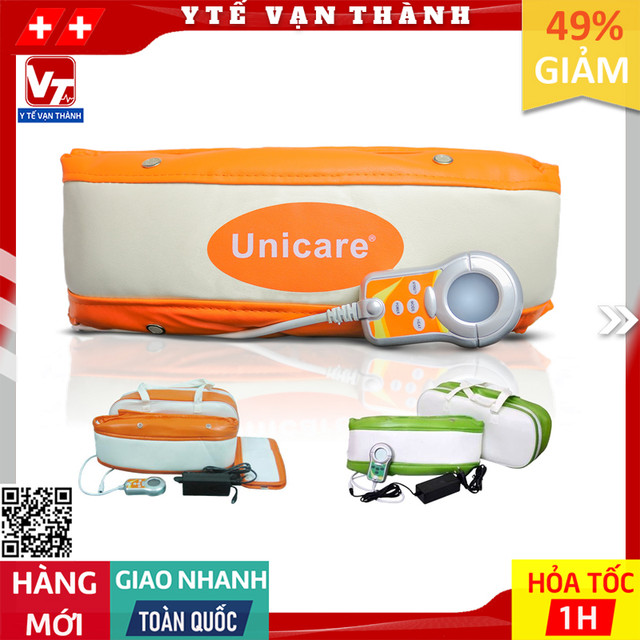 ✅ [CHÍNH HÃNG] Đai Massage Bụng Có Làm Nóng Unicare UCW-1002 | (Mát xa, Massa) -VT0095 - Y Tế Vạn Thành