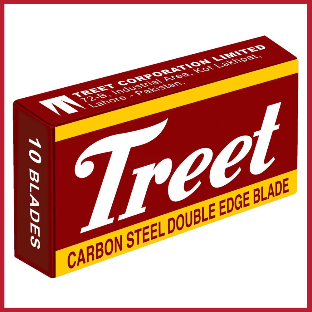 Treet Razor Golden Treet Carbon Steel Razor Blade - (30 Blades Pack) | Daraz.pk