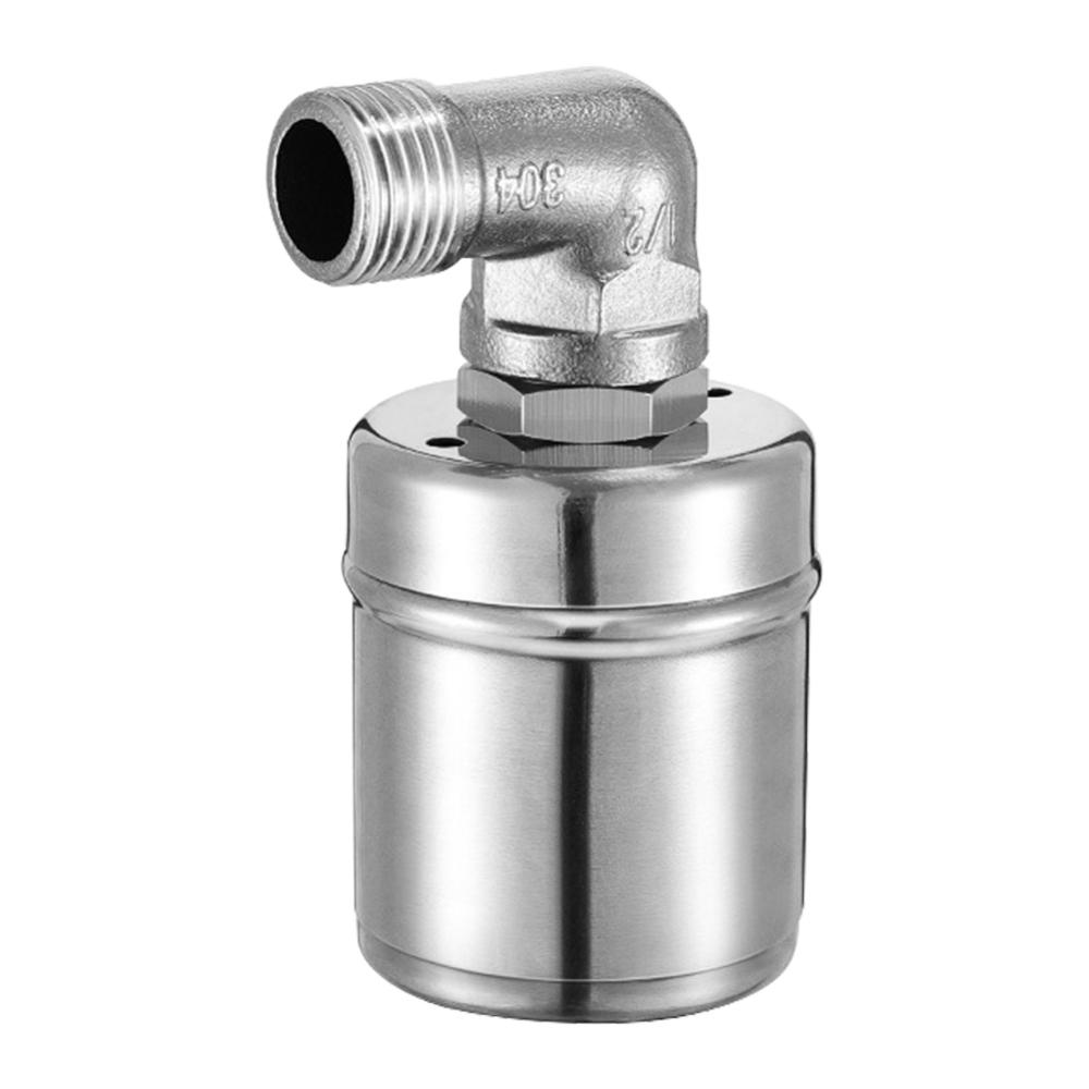 1/2 3/4 1Inch Floating Ball Valve 304 Stainless Steel Float Ball Valve Water-Saving Corrosion-Resistant Heat-resistant for Water Tank/Pool/Water Tower