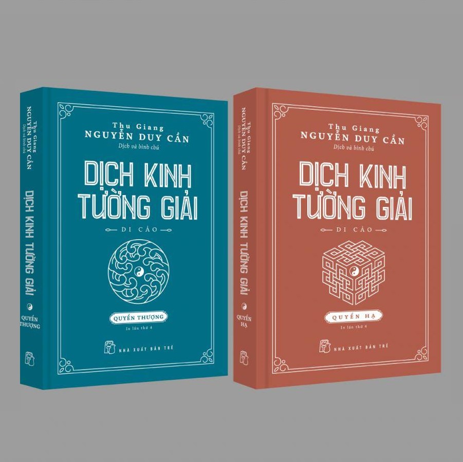 Dịch Kinh Tường Giải (Di Cảo): Thượng – Hạ (trọn bộ 2 quyển)