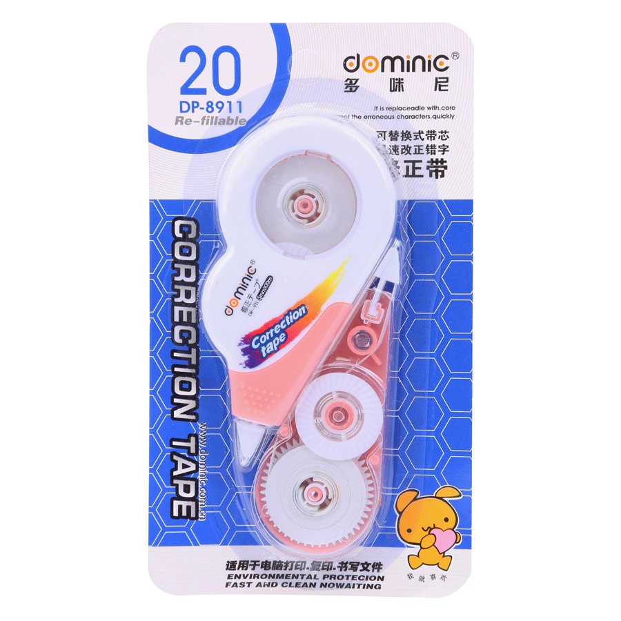 Bút xóa kéo dominic / inyan dp-8911 / dp-911 / cb-8609b 20m nhiều mẫu