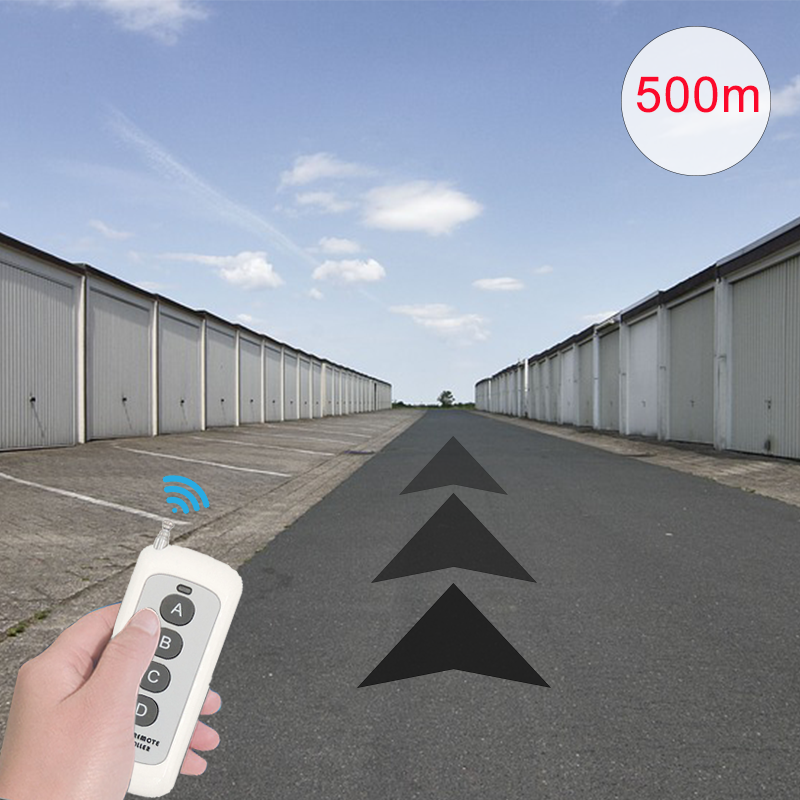 433mhz Remote Control 1527 Learning Code 8 Button Long Range For Smart Home Garage Door Opener No Clone. 