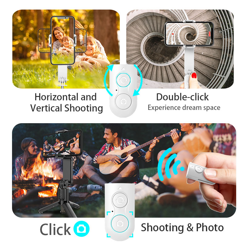 Xiaomi Gimbal Stabilizer for Phone Automatic Balance Selfie Stick Tripod with Bluetooth Remote for Smartphone Gopro Camera