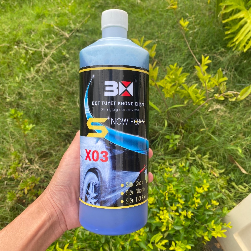 NƯỚC RỬA XE BỌT TUYẾT KHÔNG CHẠM X03
