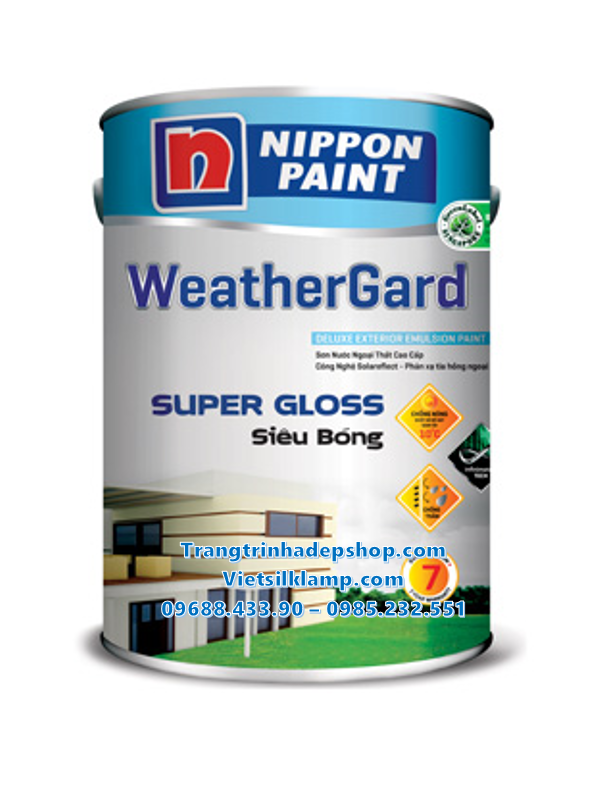 Sơn màu ngoại thất - NIPPON WEATHERGARD SIÊU BÓNG (5L)
