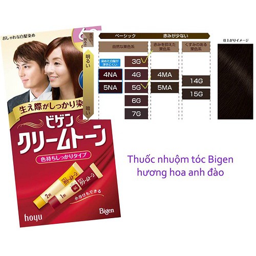 Thuốc nhuộm tóc Bigen Nhật Bản 80g