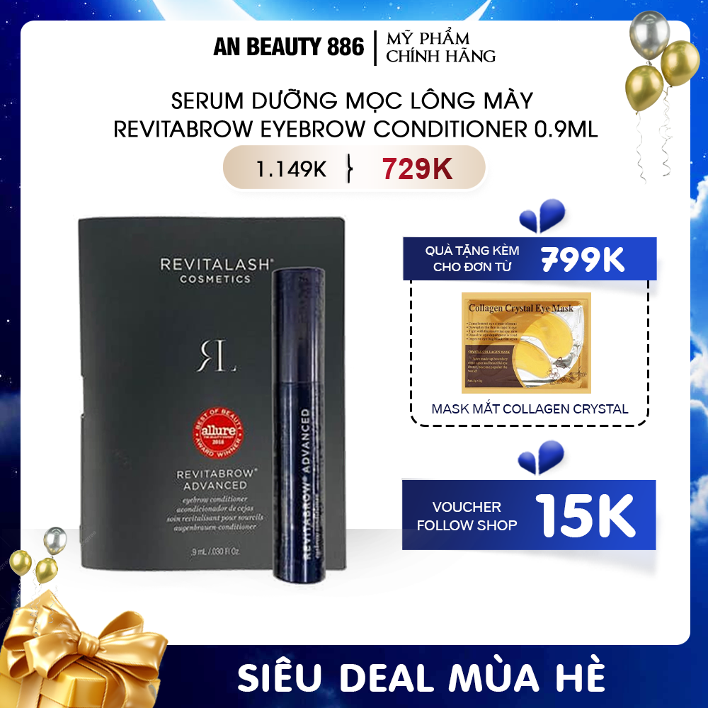 Serum dưỡng lông mày Revitabrow Advanced Eyebrow Conditioner 0.9ml