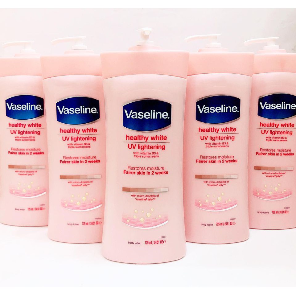 Vaseline Dưỡng Thể Trắng Da 725 ml của Mỹ
