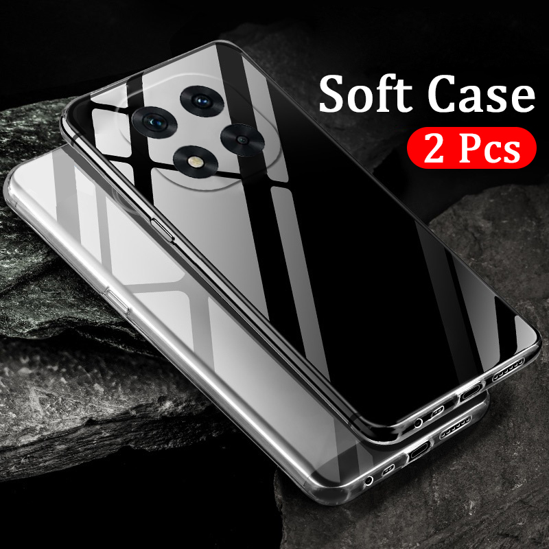 2 Pack Phone case Xiaomi Poco X7 Pro Soft Transparent Full Protection Clear Back Cover Poco X7 Case.