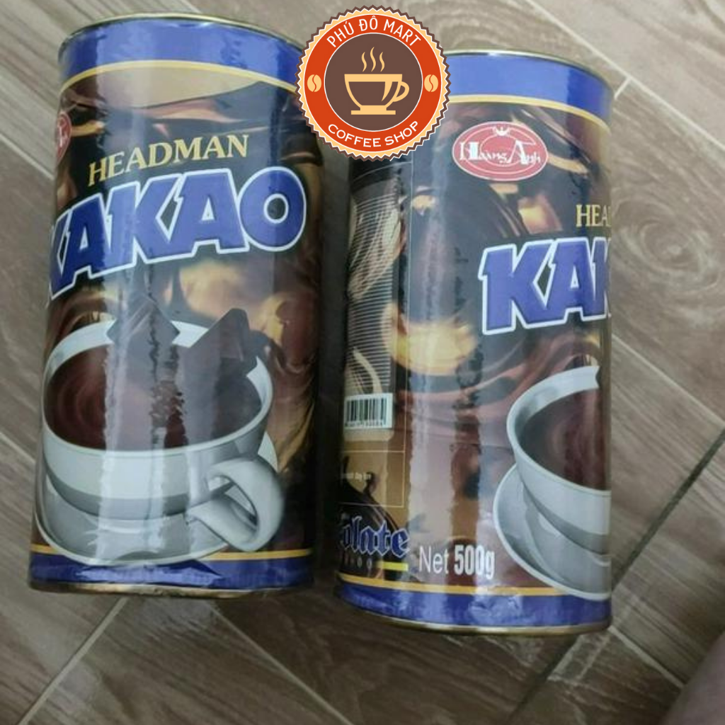 FREESHIPMAX  - Bột Cacao/Kakao Headman 2In1 Hộp Tròn (500g)