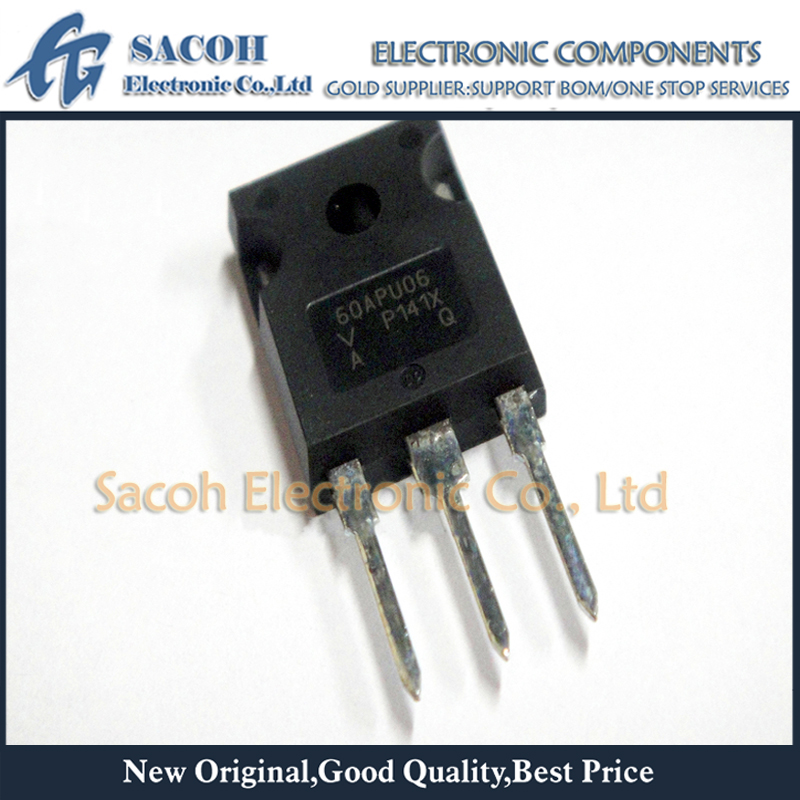 【tasselelf mall】Refurbished 5Pcs/Lot 60APU06 60APU06PBF VS-60APU06PBF OR 60APU04 60CPU06 TO-247 60A Fast Recovery Diode. 