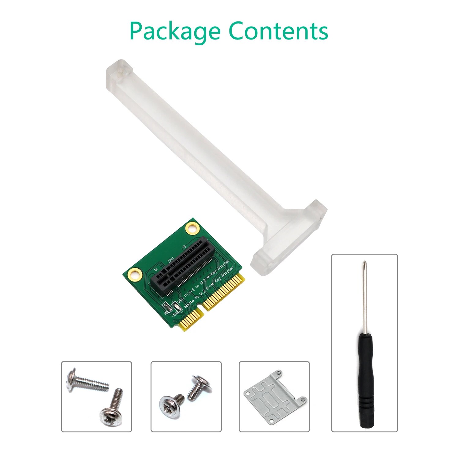 【HOT】 M.2 Ngff Nvme Ssd/ Bm Key Sata Bus Ssd To Mini Pci-E Adapter Vertical Installation For 2280 Type Ssd