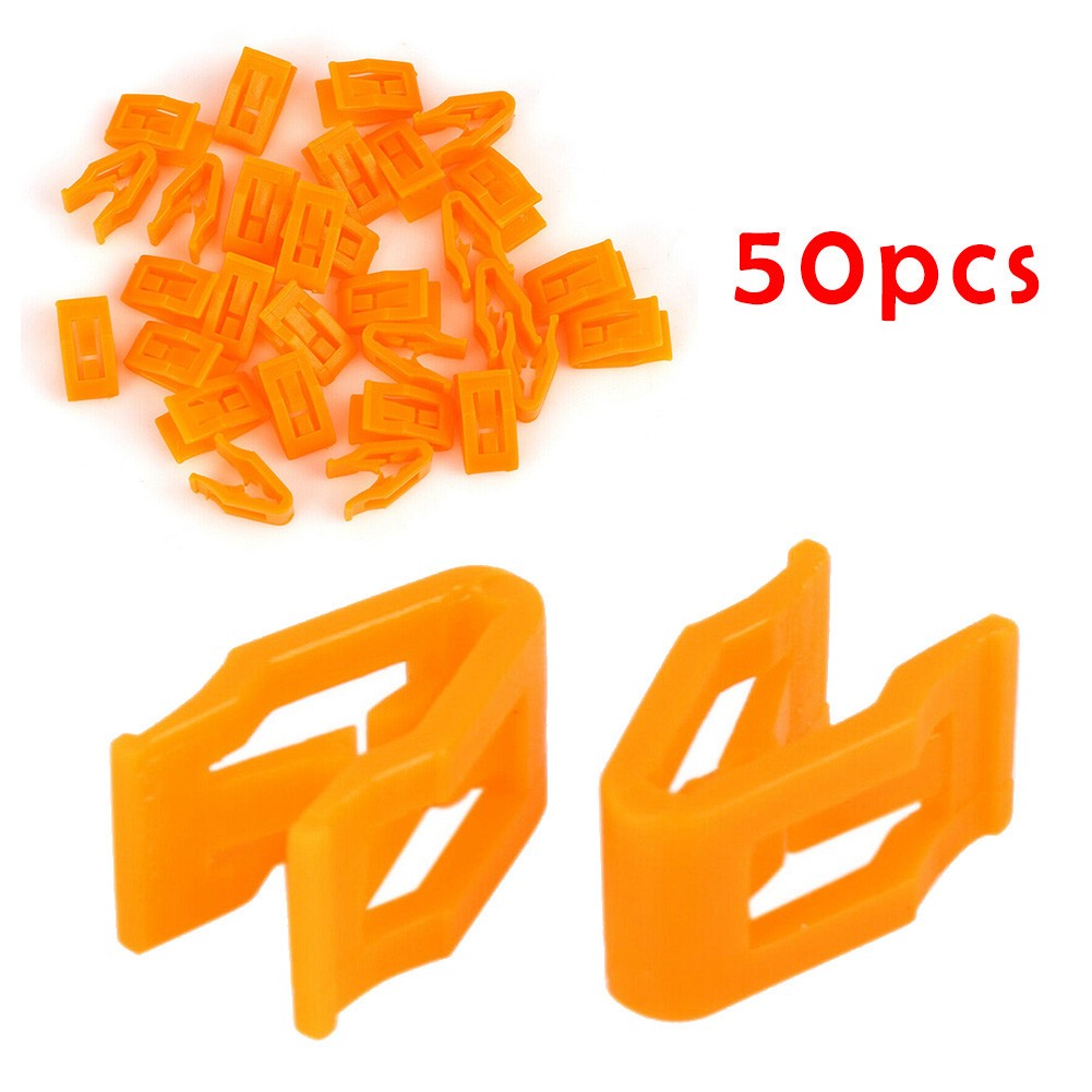 Orange Nylon Trim Retainer for Ford For Mercury Center Console Dash Panel
