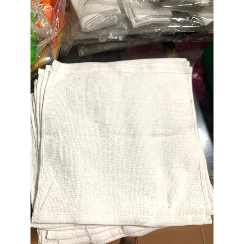 Lẻ 1 chiếc Khăn Lau Trắng Đa năng ; lau tay; lau bát đĩa; bàn thờ