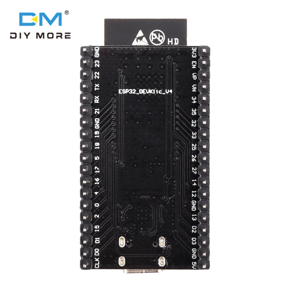diymore ESP32 DevKitC WIFI+Bluetooth development board based ESP32 equipped with ESP32 WROOM-32D 32U ESP32 WROVER module IoT NodeMCU-32 TYPE-C
