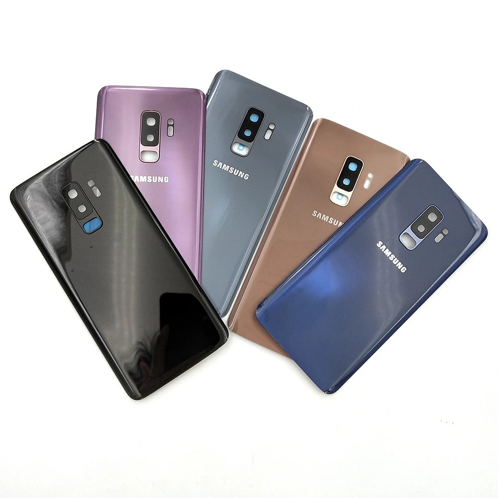 Samsung Galaxy S9 S9 Plus s9+ G965 Back Battery Cover SM-G965F G965FD S9  G960 SM-G960F G960FD Back Rear Glass Case