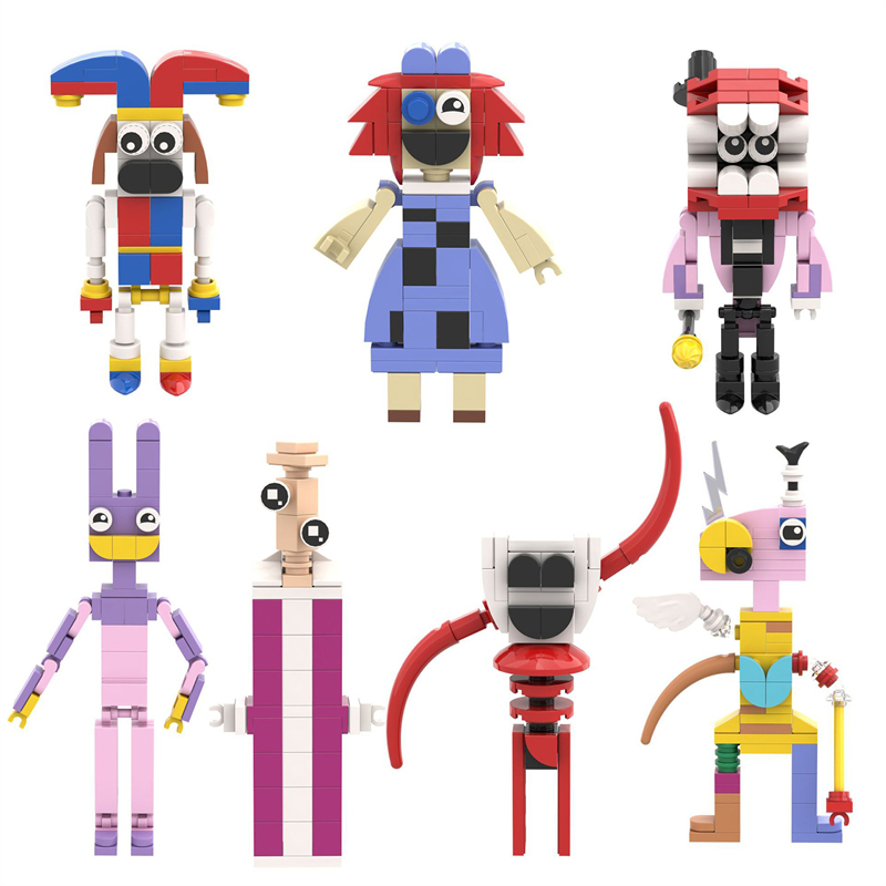 The Amazing Digital Circus Building Blocks Compatible with Lego Kids Educational Toys Christmas Gift