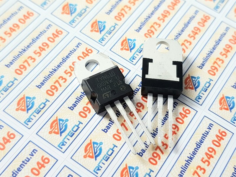 Tyn610 thyristor 600v/10a to-220