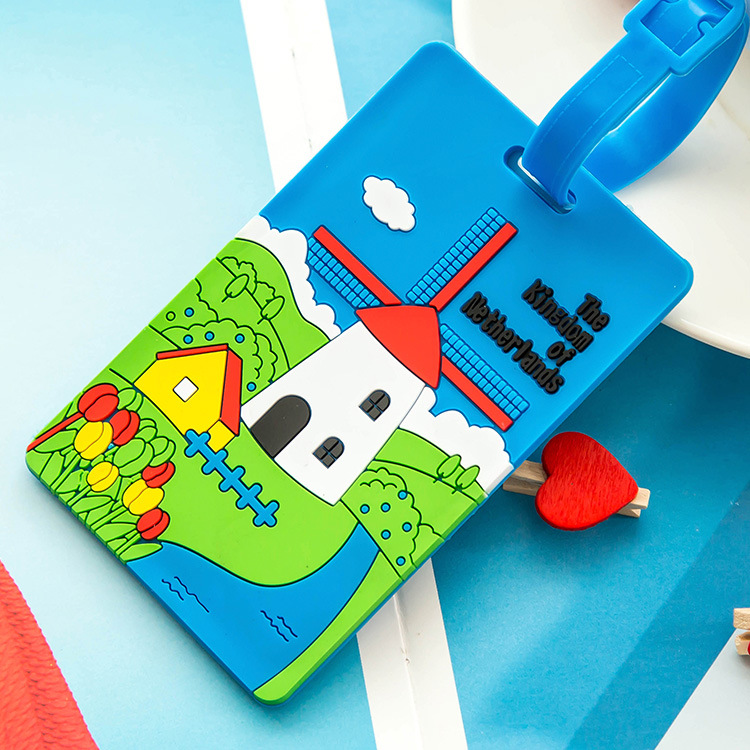 Trolley luggage tags, travel anti loss name tags, aircraft luggage tags, fashionable boarding and check-in tags