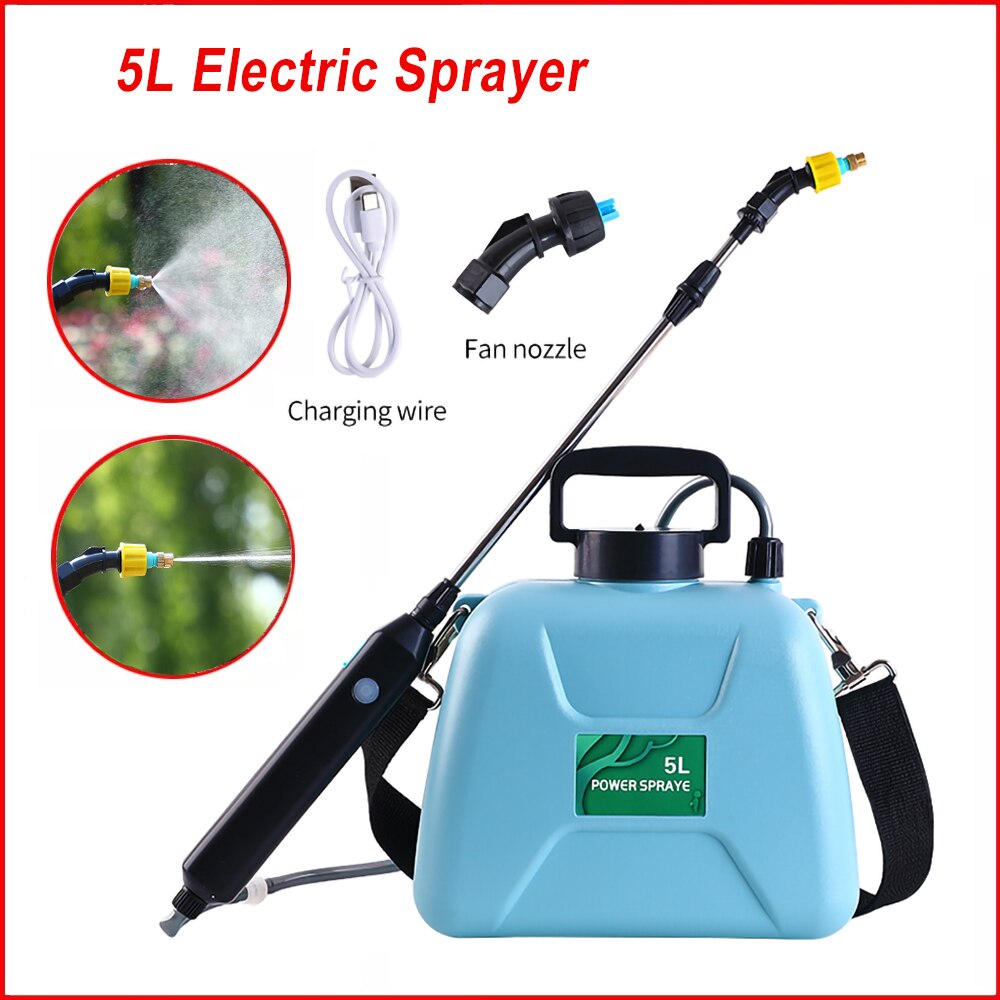 5L Electric Sprayer 2000mAh Agricultural Pesticide Dispenser ...