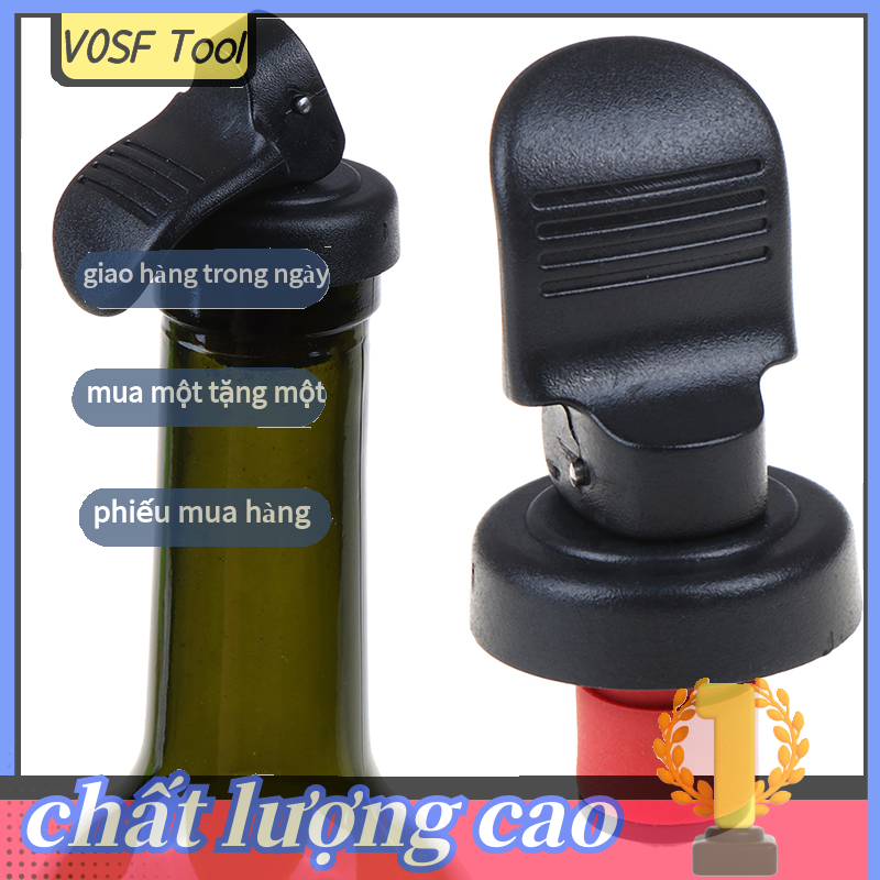 V0SF Dụng cụ mở nắp chai chất liệu PP nút bịt nắp chai bia rượu sâm banh dụng cụ quán bar