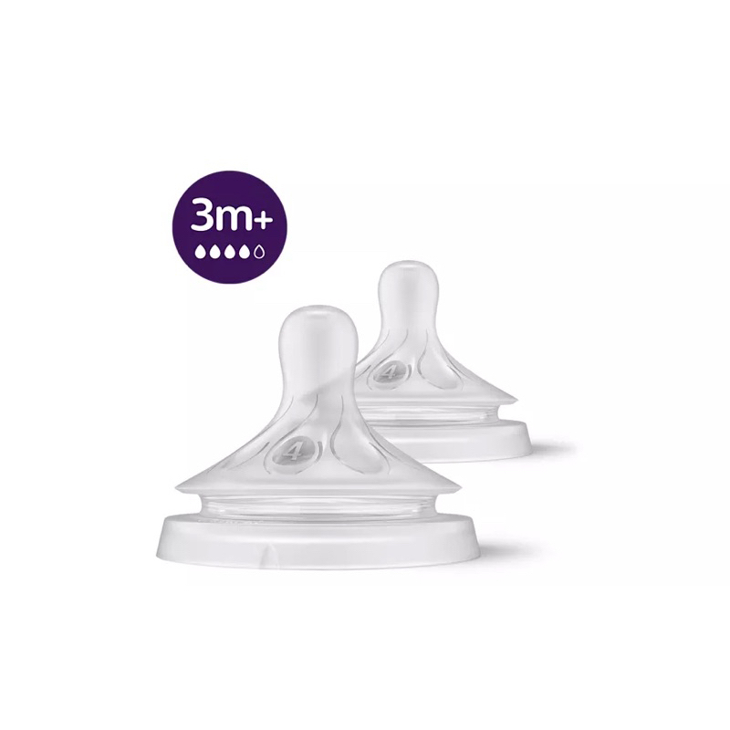 Set 2 Núm ti thay thế Philips Avent MẪU MỚI đủ size - DK4022