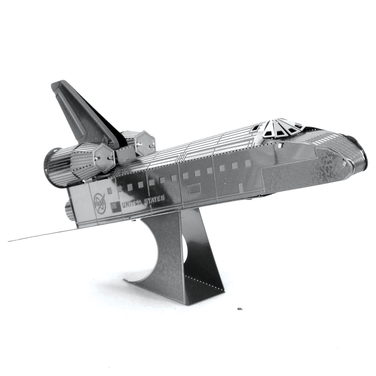 【Ready Stock】Hand-made Metal Puzzle Space Shuttle 3D Metal Model Creative 3D Puzzle Model