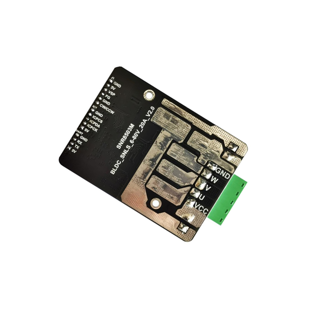 Dc 6-80V BLDC ba pha DC kiểm soát động cơ không cần chổi than PWM công suất cao 1600W điều khiển động cơ bảng điều khiển điều chỉnh động cơ không có hội trường